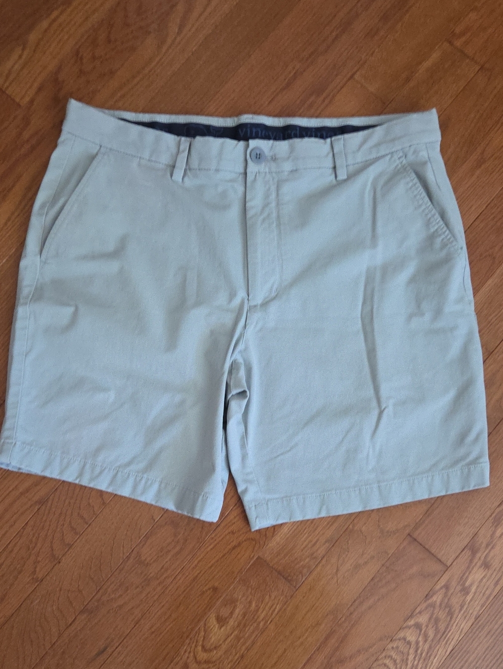 Vineyard Vines Light Sage Flat Front Chino Shorts